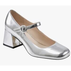 Marc Fisher silver LTD Women's NESSILY retro Pump size  8